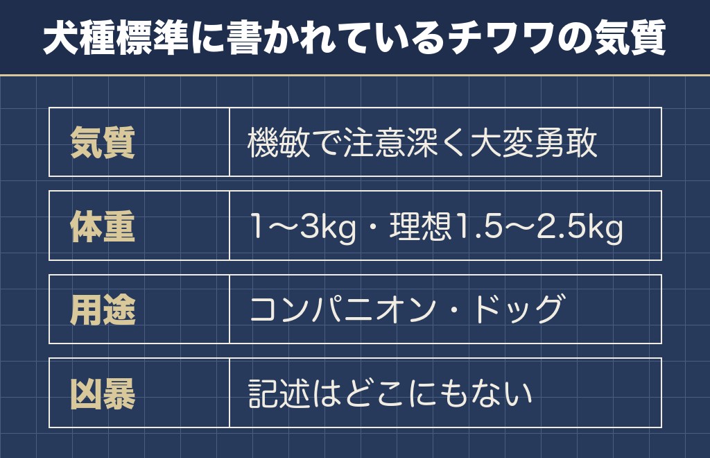 チワワの凶暴は性格ではなく防衛反応です