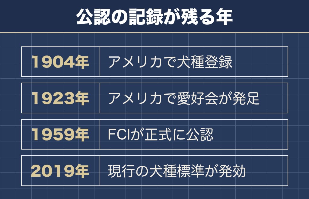 チワワが公認犬種になるまでの年表