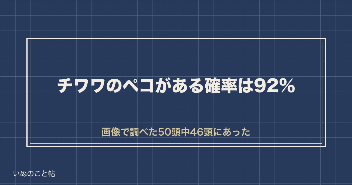 チワワのペコがある確率は92%｜塞がる時期と水頭症の関係も