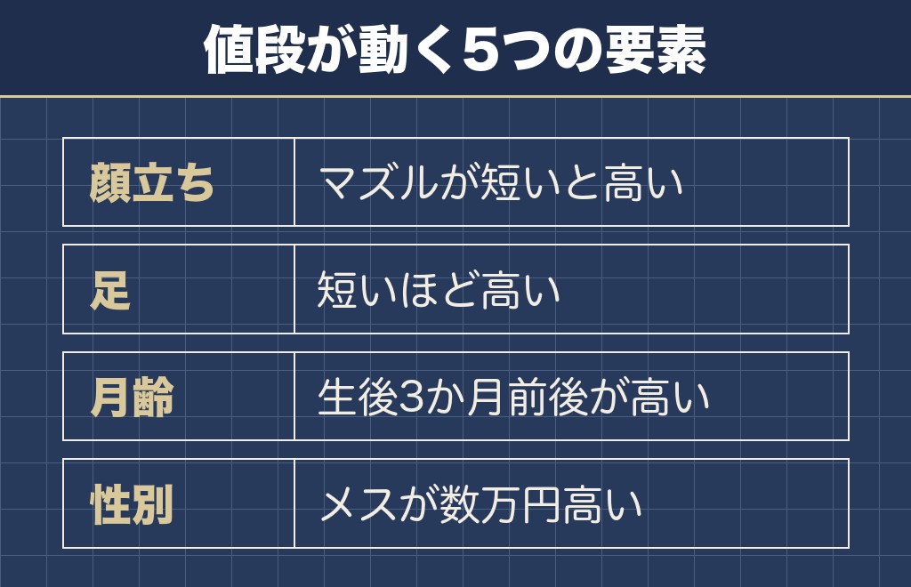 シルバーダップルの値段の相場と価格差が出るところ