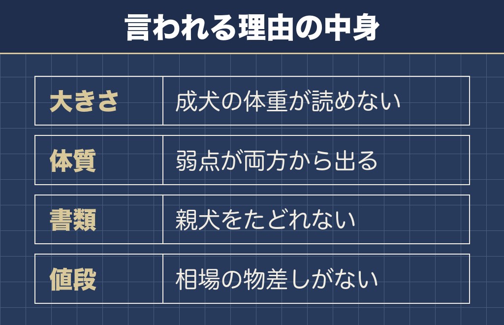 ミックス犬はやめたほうがいいと言われる理由は6つ