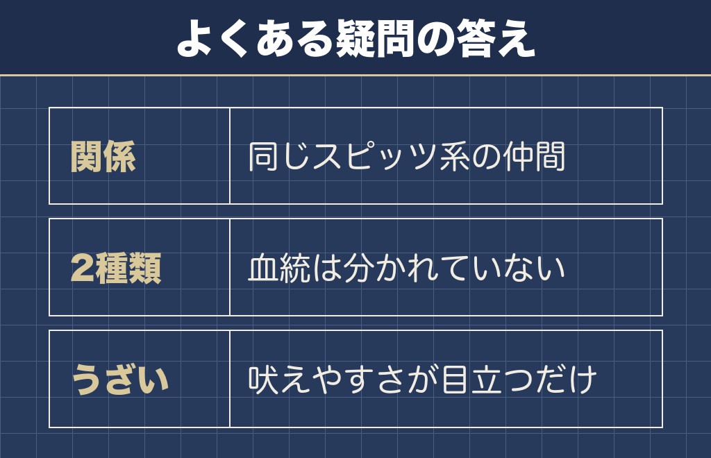 サモエドとポメラニアンの違いに関するQ&A
