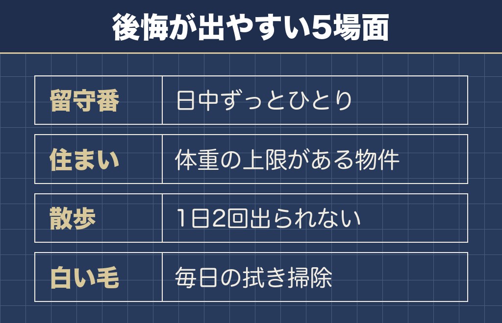 サモエドの子犬を迎えて後悔しやすい5つの場面