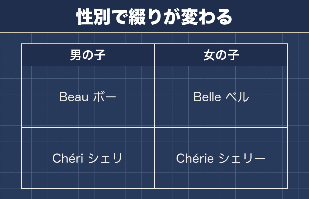 トイプードルの名前はフランス語で男の子と女の子の形が変わる