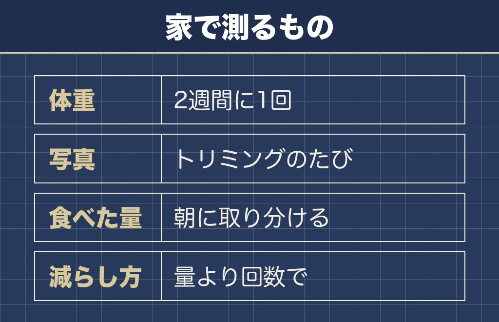 トイプードルの肥満を戻すときに家でできること