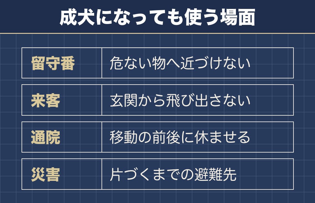 フレンチブルドッグのケージはいつまで必要か