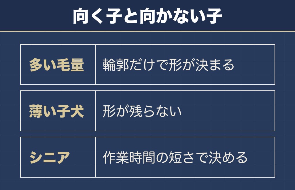人気のカットと比べたときのナチュラルカットの向き不向き