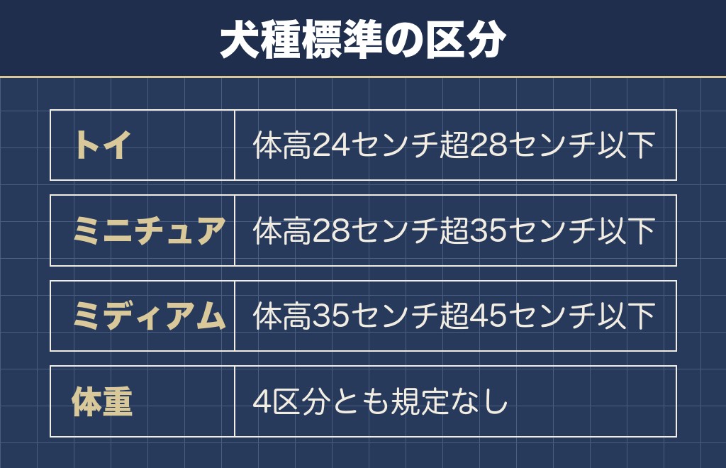 トイプードルの3ヶ月の体重には大きな幅がある