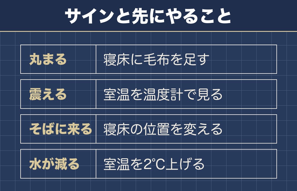 犬が寒いと感じているサインは体の縮め方に出る